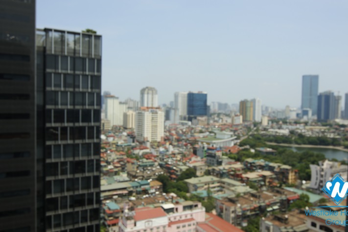 A modern three-bedroom apartment on Lang Ha street, Ba Dinh 